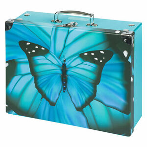 BAAGL Skladací školský kufrík Butterfly, kovanie