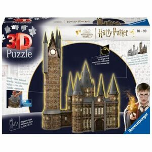 Ravensburger Harry Potter: Rokfortský hrad - Astronomická veža (Nočná edícia) 3D, 540 dielikov