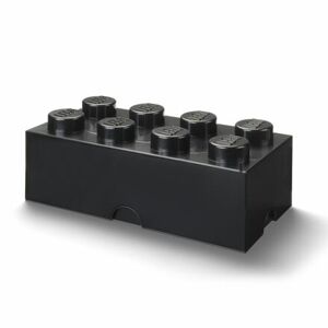 LEGO úložný box 8 - čierna