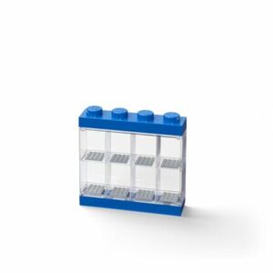 LEGO zberateľská skrinka na 8 minifigúrok - modrá