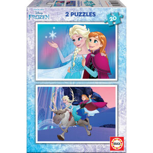 Detské puzzle Frozen Educa 2x20 dielov 16847