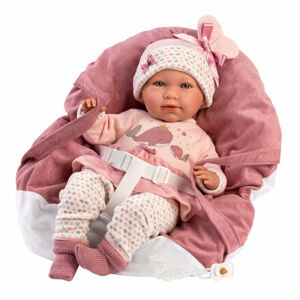 Llorens 74014 NEW BORN - realistická bábika bábätko so zvukmi a mäkkým látkovým telom - 42 cm