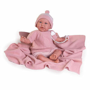 Antonio Juan 81055 Môj prvý REBORN DANIELA - realistická bábika bábätko s mäkkým látkovým telom - 52