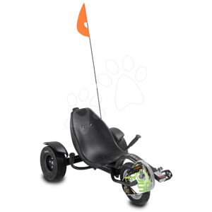 Motokára na šliapanie Go Kart Pro 50 trike Black Exit Toys nafukovacie pneumatiky od 6 rokov