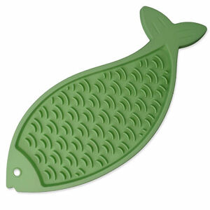 Podložka EP Lick&Snack lízací ryba pastelová zelená 28x11,5cm