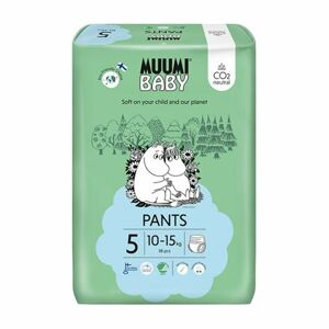 Muumi Baby Pants 5 Maxi+ 10-15 kg (38 ks), nohavičkové eko plienky