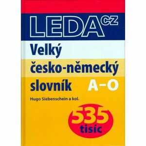 Velký česko-německý slovník (535 tisíc)