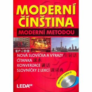 Moderní čínština moderní metodou - 3 knihy+3CD
