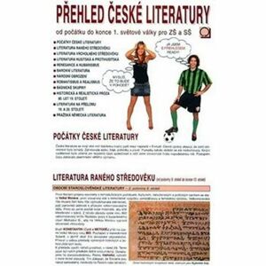 Přehled české literatury - Od počátku do konce 1. světové války pro ZŠ a SŠ