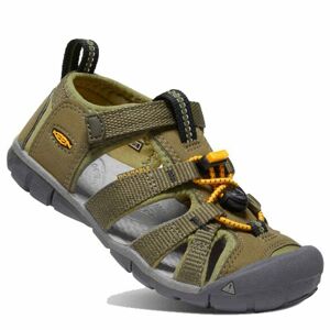Detské sandále SEACAMP II CNX, military olive / saffron, keen, 1025145/1025131, khaki - 24