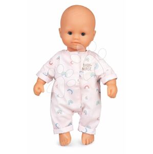 Bábika Natur Baby D'Amour Baby Nurse Smoby mäkké telíčko v pastelových dupačkách 32 cm od 18 mes