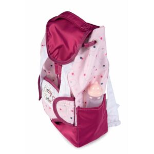 Batoh s klokankou pre 42 cm bábiku Violette Baby Nurse Smoby a s vreckom pre fľašku nastaviteľné ramienka