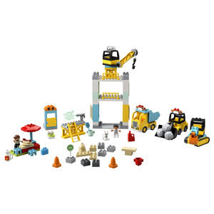 LEGO DUPLO Town 10933 Stavba s vežovým žeriavom