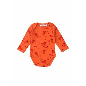 Body dojčenské BIO bavlna, Minoti, Simba 3, oranžová - 68/74 | 6-9m