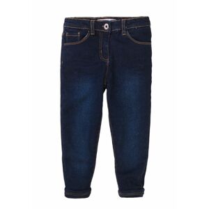 Nohavice dievčenské podšité džínsové s elastanom, Minoti, 8GLNJEAN 1, modrá - 92/98 | 2/3let