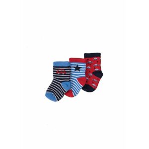 Ponožky chlapčenské 3pack, Minoti, NBB SOCK 34, chlapec - 50/68 | 0-6m
