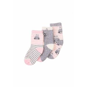 Ponožky dievčenské 3pack, Minoti, TG SOCK 27, dievča - 122/128 | 7/8let