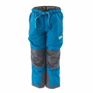 outdoorové športové nohavice s fleecovou podšívkou, Pidilidi, PD1121-04, modrá - 116 | 6let