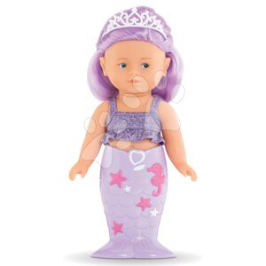 Bábika Morská panna Naya Mini Mermaid Corolle s modrými očami a fialovými vlasmi 20 cm
