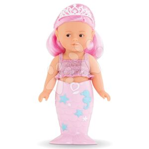 Bábika Morská panna Nerina Mini Mermaid Corolle s hnedými očami a ružovými vlasmi 20 cm