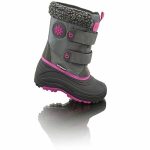 Dievčenské snehové topánky SNOWIE, Bugga, B00174-03, ružová - 32