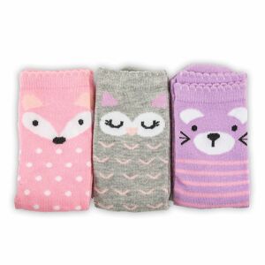 FUNNY dievčenské ponožky - 3pack, Pidilidi, PD0135-01, dievča - 23-26