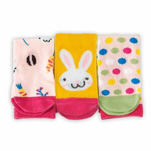 FUNNY dievčenské ponožky - 3pack, Pidilidi, PD0137-01, dievča - 35-37