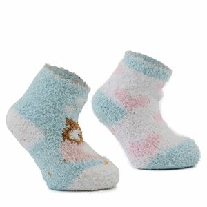 Dievčenské ponožky FLUFFY s protišmykovou úpravou - 2balenia, Pidilidi, PD0147-01, dievča - 6-12m