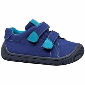 chlapčenská celoročná obuv Barefoot ROBY NAVY, Protetika, modrá - 21