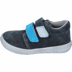 chlapčenská celoročná barefoot obuv J-B1/S/V grey/turquoise, jonap, turquoise - 23