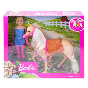Mattel Barbie BÁBIKA S KOŇOM