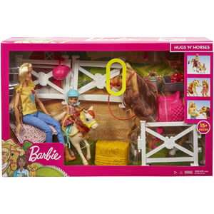 Mattel Barbie Herné set s koníkmi