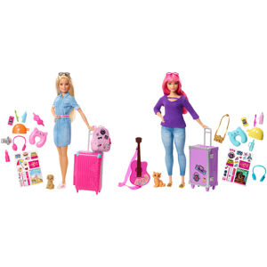 Mattel Barbie cestovateľka, viac druhov