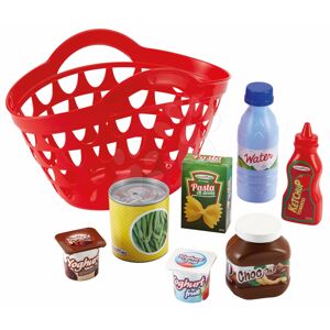 Écoiffier nákupná taška pre deti so 7 potravinami 2680 zelená/červená