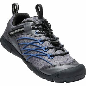 Outdoorové boty CHANDLER CNX C Black/bright cobalt, Keen, 1026306, šedá - 24