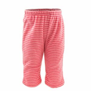 Detské fleezové nohavice, ružové - 68 | 6m