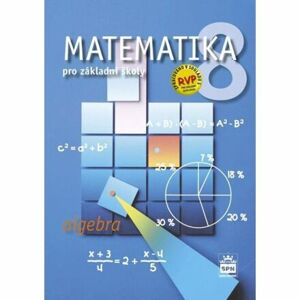 Matematika pro základní školy 8, algebra, učebnice