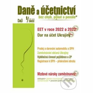 DaÚ 9/2022 EET dobrovolné využívání