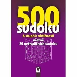 500 sudoku - 6 stupňů obtížností (fialová)