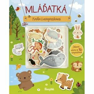 Kniha s magnetkami: Mláďatká (slovensky)
