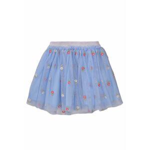 Dievčenská vrstvená sukňa, Minoti, Chain 5, modrá - 86/92 | 18-24m