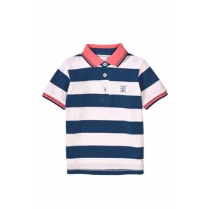 Chlapčenské polo tričko s krátkym rukávom, Minoti, Resort 6, modrá - 98/104 | 3/4let