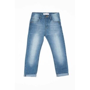 Nohavice džínsové dievčenské s elastanom, Minoti, bloom 6, modrá - 80/86 | 12-18m