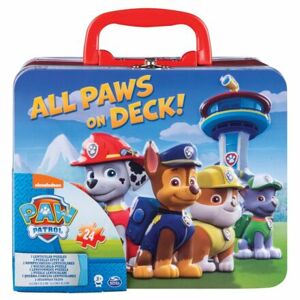 Paw Patrol puzzle v plechovom kufríku