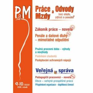 PaM 9-10/2023 Zákoník práce - novela