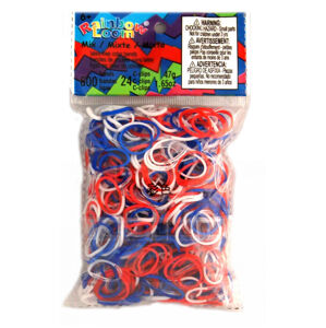 Rainbow Loom originálne gumičky pre deti trikolóra mix 600 ks 20721