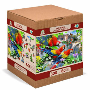 SMT Drevené puzzle Ostrov papagájov L 300 dielikov