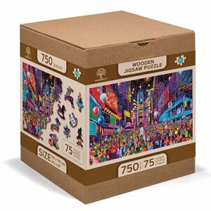 Wooden City Drevené puzzle XL,750 dielikov, Nový rok
