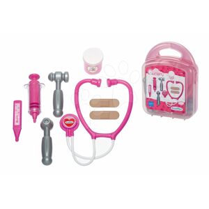 Écoiffier lekársky kufrík pre bábiky s doplnkami ružový 2875