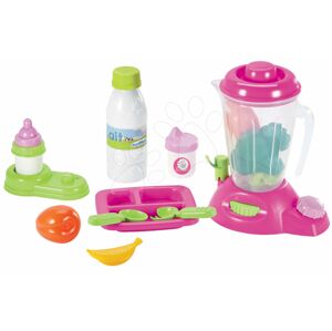 Écoiffier kufrík s mixérom a potravinami Nursery pre bábiky 12 doplnkov 2877 ružový